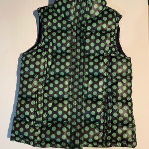 Gap girls puffer vest - navy/green